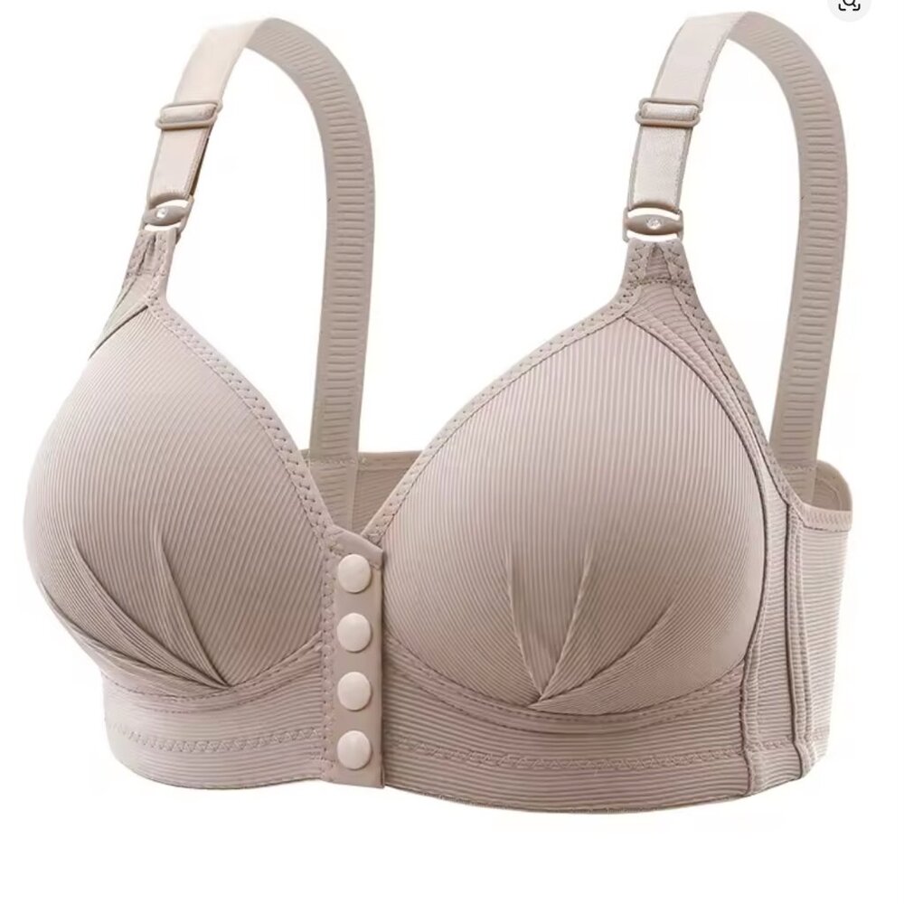 Womens' Bra 38C no wire. front snap closure.